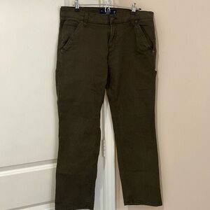Hollister brown carpenter pants.  Size 34 x 32